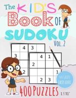 The Kid's Book of Sudoku 4x4  Grids 400 Puzzles Easy Level  :  Sudoku Book Puzzles With Full solutions  Introduce Children to Sudoku  (Volume 2)Activity Book For Kids &Children, Large Size Book