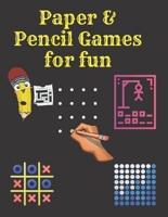 Paper & Pencil Games for Fun