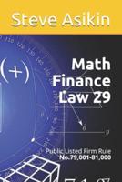 Math Finance Law 29