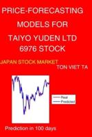 Price-Forecasting Models for Taiyo Yuden Ltd 6976 Stock