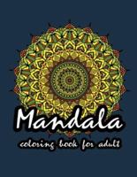 Mandala Coloring Book for Adult