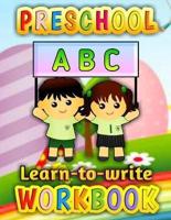 Perschool ABC Learn To Write Workbook