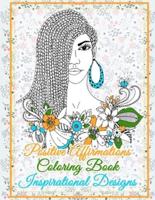 Positive Affirmations Coloring Book Inspirational Designs