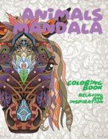 Animals Mandala - Coloring Book - Relaxing and Inspiration