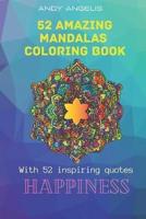 52 Amazing Mandalas Coloring Book