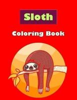 Sloth Coloring Book