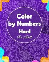 Color by Numbers Hard for Adults