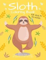 Sloth Coloring Book