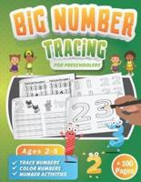 Big Number Tracing Book for Preschoolers