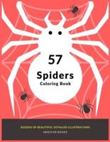 57 Spiders Coloring Book