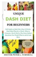 Unique Dash Diet for Beginners
