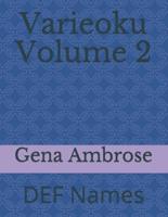 Varieoku Volume 2