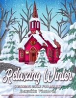 Coloring Book for Adults Relaxing Winter