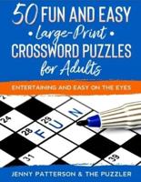50 Fun & Easy Crossword Puzzles for Adults