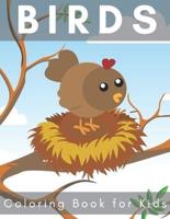 Birds Coloring Book for Kids.