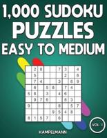 1,000 Sudoku Puzzles Easy to Medium