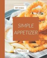 365 Simple Appetizer Recipes