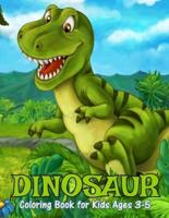Dinosaur Coloring Book for Kids Ages 3-5