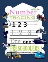 Number Tracing Book for Preschoolers and Kids Ages 3+