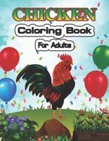 Chicken Coloring Book for Adults