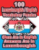 100 Luxembourgish/English Vocabulary Puzzles