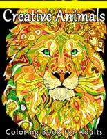 Creative Animals Coloring Book For Adults