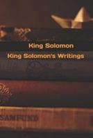 King Solomon's Writings