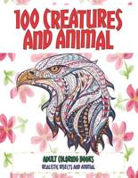 Adult Coloring Books Realistic Insects and Animal - 100 Creatures and Animal