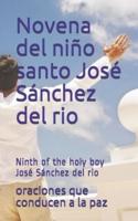 Novena Del Niño Santo José Sánchez Del Rio