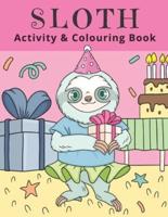 Sloth Activity & Colouring Book