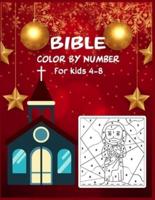 Bible Color By Number For Kids 4-8