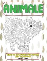Libri Da Colorare Per Adulti Per La Mamma - Livello Facile - Animale