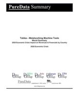 Tables - Metalworking Machine Tools World Summary
