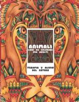 Libri Da Colorare Per Adulti - Terapia Y Alivio Del Estrés - Animali