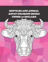 Adult Coloring Books Reptiles and Animal - Under 10 Dollars