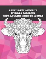 Livres À Colorier Pour Adultes - Moins De 10 Euro - Reptiles Et Animaux