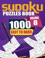1000 Sudoku Puzzles Easy To Hard Volume 8