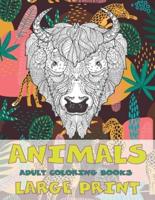 Adult Coloring Books Animals Large Print