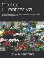 Aptitud Cuantitativa: Material de estudio completo para diferentes entradas y exámenes competitivos