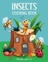 Insects Coloring Books for Kids Ages 4-8