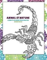 Livres À Colorier Pour Adultes - Niveau Facile - Animal Et Nature