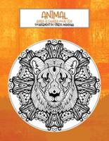 Livres À Colorier Pour Zen - Soulagement Du Stress Mandala - Animal