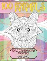 Adult Coloring Books for Women Easy Level - 100 Animals