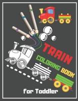 Train Coloring Book For Toddler