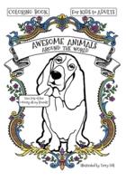 Awesome Animals Around the World Coloring Book