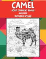 Adult Coloring Books Outdoor Scenes - Animals - Camel