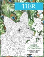 Muster Malbücher Für Erwachsene - Erstaunliche Muster Mandala Und Entspannung - Tier