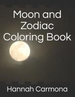 Moon and Zodiac Coloring Book