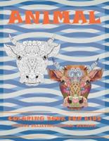 Animal Coloring Book for Kids - Stress Relieving Animal Designs