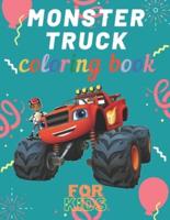 Monster Truck Coloring Book